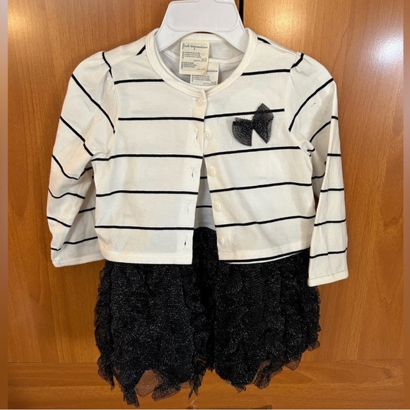 First impressions - white and black sleeveless dress and blazer - 18 months - Picture 8 of 8